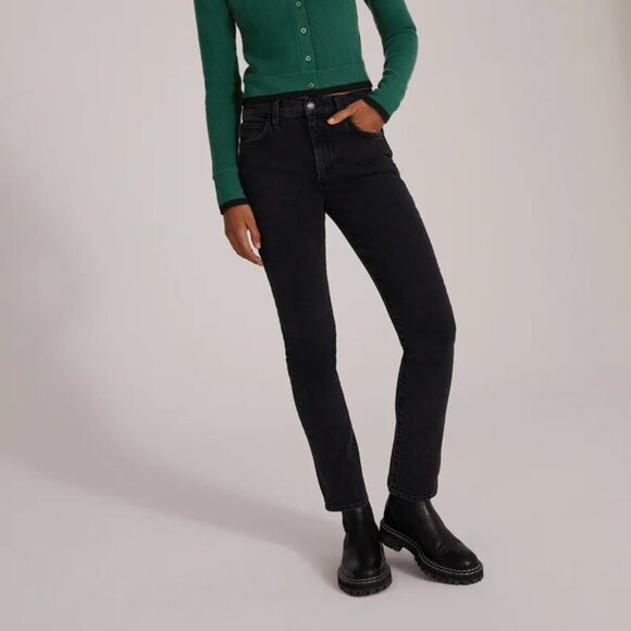 New! Favorite Daughter‎ The Erin High Rise Slim Straight Jeans - Picture 1 of 8